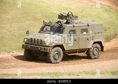 Panther armoured vehicle in action Stock Photo