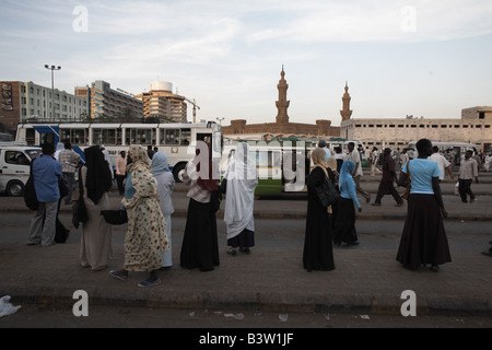 Souq al-Arabi, the center of Khartoum, Sudan Stock Photo