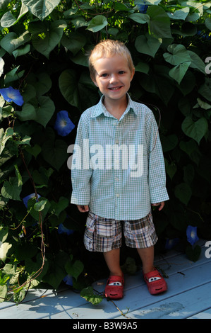 happy boy big smile, life is good Stock Photo