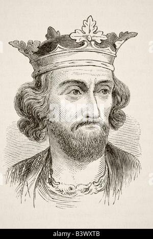 King Edward I of England, 1239 to 1307. Stock Photo