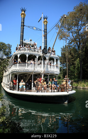 Mark Twain Riverboat, at Disneyland. Stock Photo