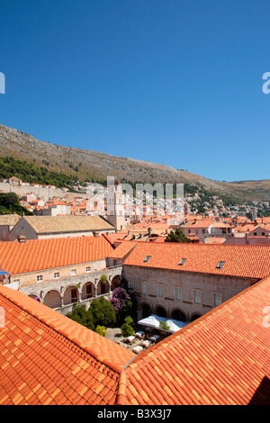 Franciscan Monastery and St Klara monastery in the old town of Dubrovnik, Republic of Croatia, Eastern Europe Stock Photo