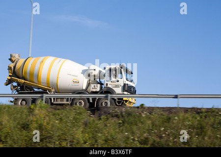 truck on a road Stock Photo