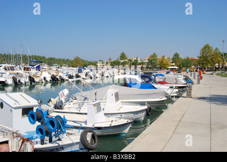 Sani Marina, Sani, Kassandra Peninsula, Chalkidiki, Central Macedonia, Greece Stock Photo