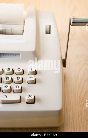 Detail Of Adding Machine Stock Photo