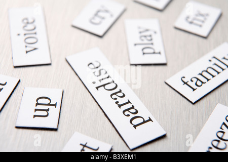 Close-Up Of Fridge Magnets Stock Photo