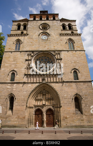 Cathedral Saint Etienne, Cahors, 46, Lot, Midi Pyrenees, South West, France, Europe Stock Photo