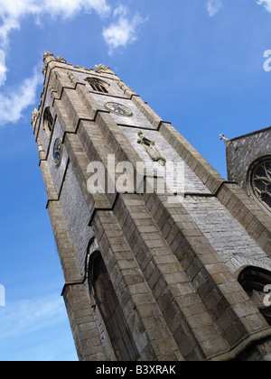 ST ANDREWS CHURCH TOWER PLYMOUTH DEVON UK Stock Photo