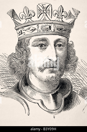 Richard I of England aka Richard the Lionheart, 1157 to 1199. Stock Photo