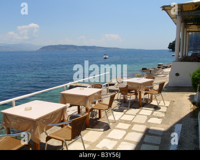 view of the White House, Kalami, Corfu, home of the Durrell family ...