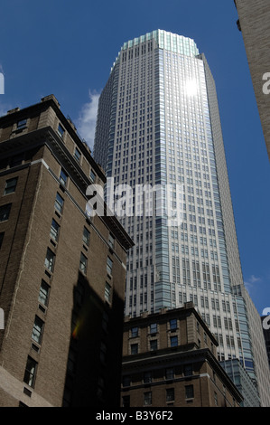 The Bear Stearns headquarters on Madison Avenue in NYC center Stock Photo