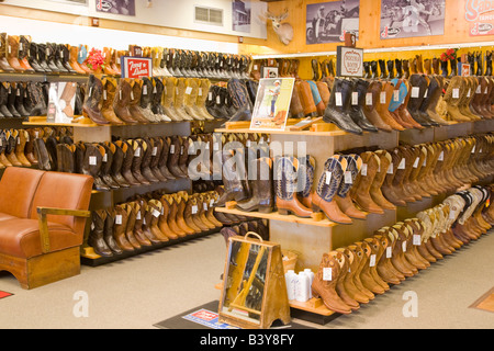 AZ, Arizona, Scottsdale, Old Town Scottsdale, Saba's, famous Texas boots Stock Photo