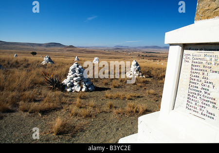 Isandlwana memorial graves and battlefield site of Anglo Zulu battle ...