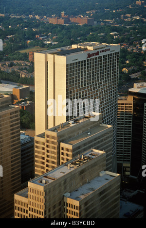 North America, USA, Georgia, Atlanta. Atlanta's skyline, including the Bank  of America Plaza and the SunTrust Plaza Stock Photo - Alamy