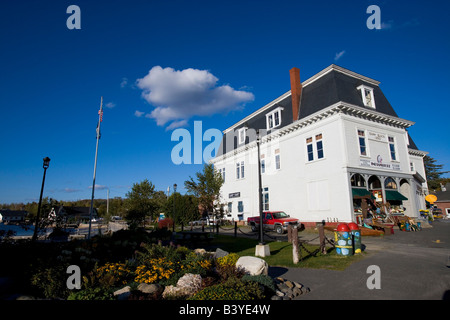 Downtown Greenville Maine USA Stock Photo