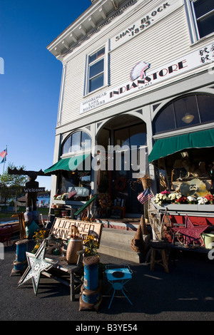 Downtown Greenville Maine USA Stock Photo