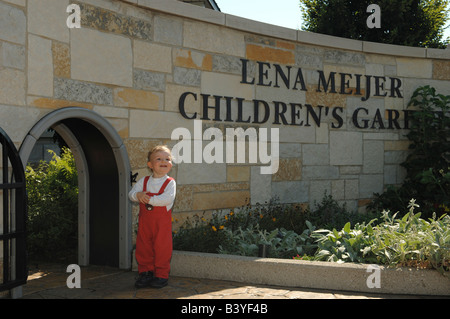 Lena Meijer Children's Garden, Frederik Meijer Gardens,Grand Rapids, Michigan (PR) (MR) Stock Photo