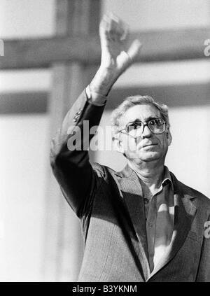 Cardenal, Ernesto, * 20.1.1925, Nicaraguan clergyman and  politician, Minister of Culture 1979 - 1987, portrait, German Protestant Church Congress, Duesseldorf 5.6.- 9.6.1985, Stock Photo