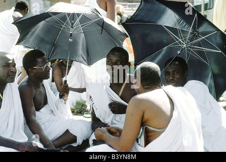 geography / travel, Saudi Arabia, Mecca, group of pilgrims, Muslim, religion, people, , Stock Photo