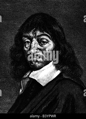 Rene Descartes - portrait by Hals. French philosopher and scientist ...