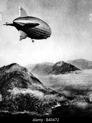 transport/transportation, airship, Zeppelin, LZ 127 