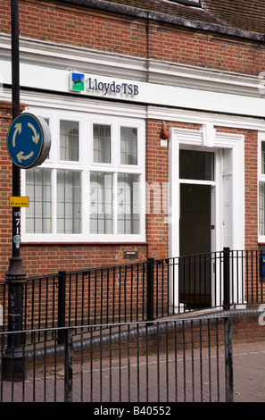 A branch of Lloyds TSB a local bank in Bourne End, Bucks. Stock Photo