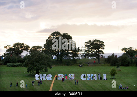 Big Chill Festival Eastnor Castle Deer Park Herefordshire 2008 Stock Photo