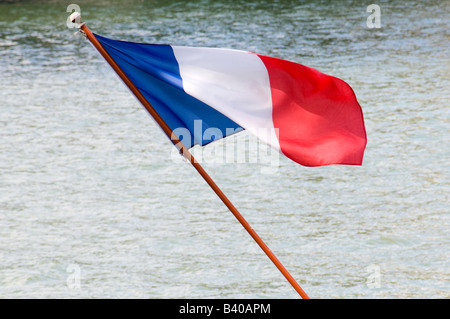 The french flag Stock Photo