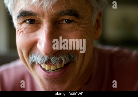 57 year old man, born in Germany, American mechanic Stock Photo