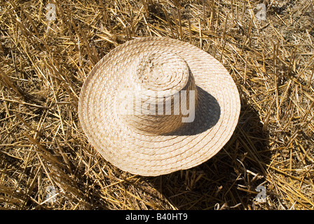 Straw hat Stock Photo