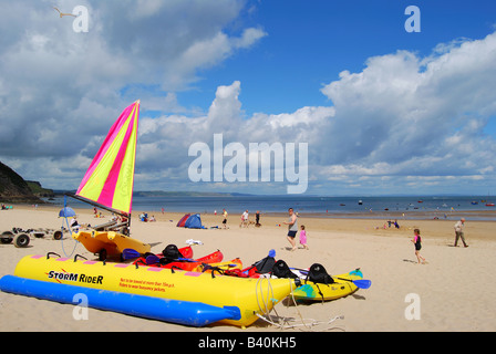 North Beach, Tenby, Pembrokeshire, Wales, United Kingdom Stock Photo