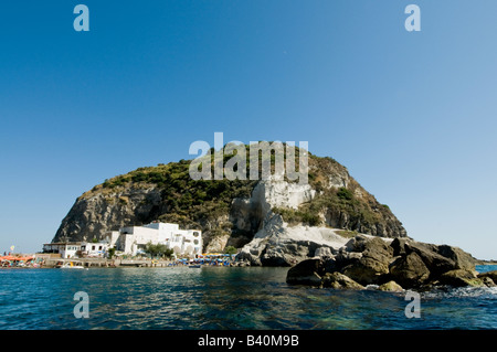 Landscape view of Sant Angelo taken from the sea Stock Photo