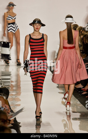 Michael Kors presents Spring &  Summer 2009 Women's & Men's ready to wear collection. Stock Photo