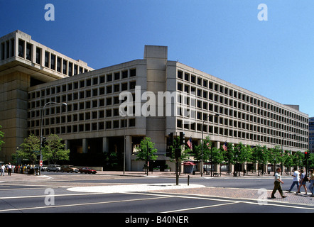 geography / travel, USA, Washington DC, FBI building, architecture, federal bureau of investigation, Stock Photo