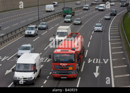 Traffic on North Circular Road A406 at Woodford London GB Stock Photo