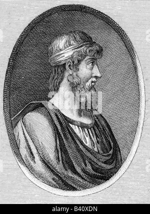 Plato, 427 BC - 347 BC, Greek philosopher, portrait, copper engraving, 18th century, Artist's Copyright has not to be cleared