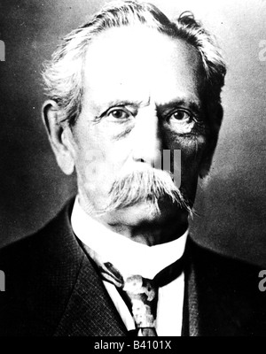 Benz, Carl, 26.11.1844 - 4.4.1929, German automibile engineer, portrait, Stock Photo