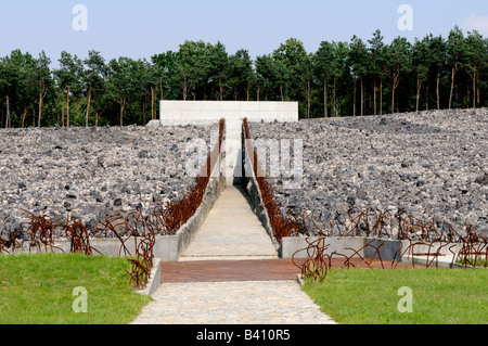 Belzec extermination camp, Roztocze Region, Lubelskie Voidvodeship, Poland Stock Photo