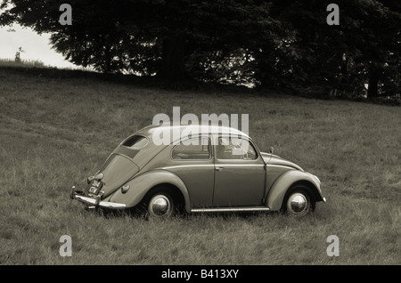 Volkswagen Beetle 1200 of 1955. car auto classic retro Stock Photo