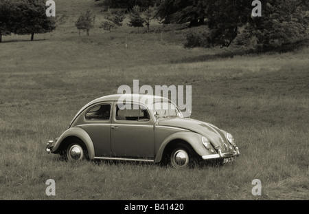 Volkswagen Beetle 1200 of 1955. car auto classic retro Stock Photo