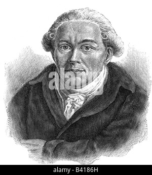 Lichtenberg, Georg Christoph, 1.6.1742 - 24.2.1799, German physicist, portrait, engraving, 19th century , Stock Photo