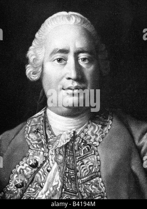 Hume, David, 7.5.1711 - 25.8.1776, Scottish philosopher, historian and economist, portrait, after painting by A. Ramsay, 18th century, Stock Photo
