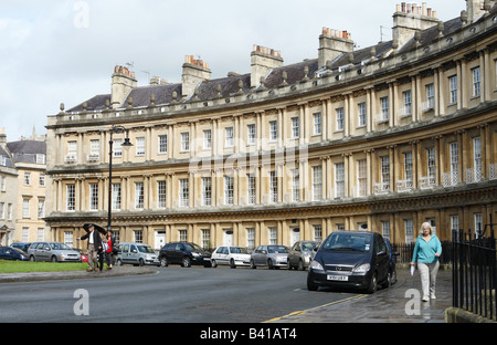 The Circus Bath England Georgian architecture building Stock Photo