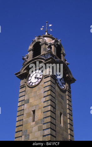 Clock tower in Plaza Colon, Antofagasta , Chile Stock Photo