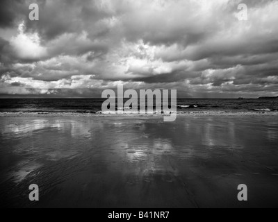 Stormy skies, Carbis Bay, St Ives, Cornwall Stock Photo - Alamy