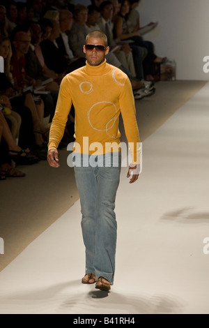 Perry Ellis presents Spring &  Summer 2009 Mens ready to wear collection. Stock Photo