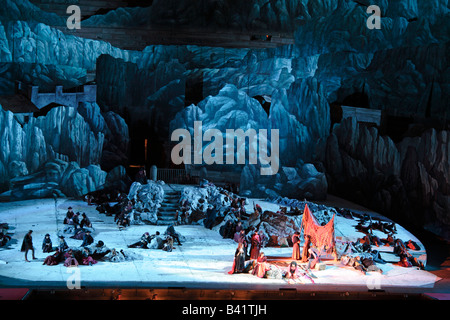 Carmen by Bizet, performance at Arena, Verona, Italy Stock Photo