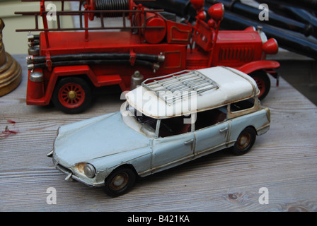 mixed collection of toys at Lille Braderie France Stock Photo