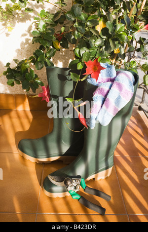 pair of boots Stock Photo - Alamy
