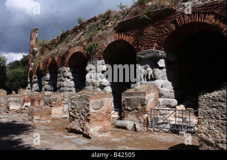 The Flavian amphitheatre in Pozzuoli, southern Italy Stock Photo